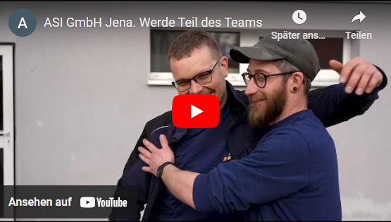 ASI GmbH Jena. Werde Teil des Teams